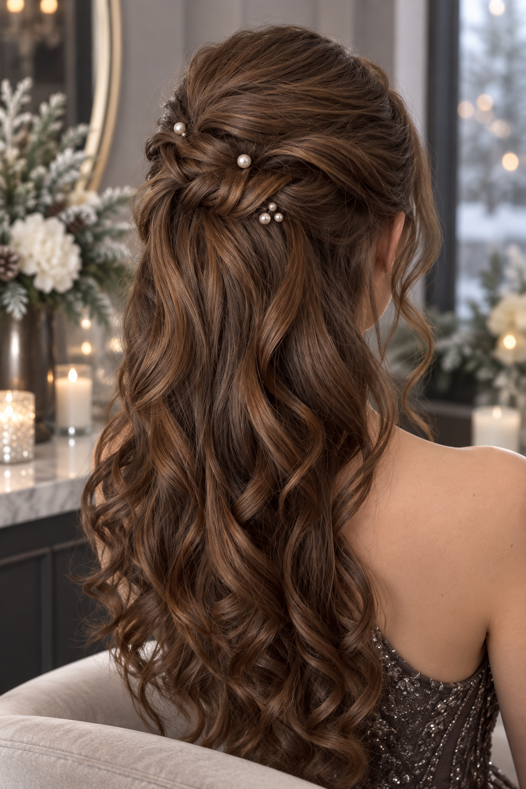 Polished High Bun winter formal hairstyles