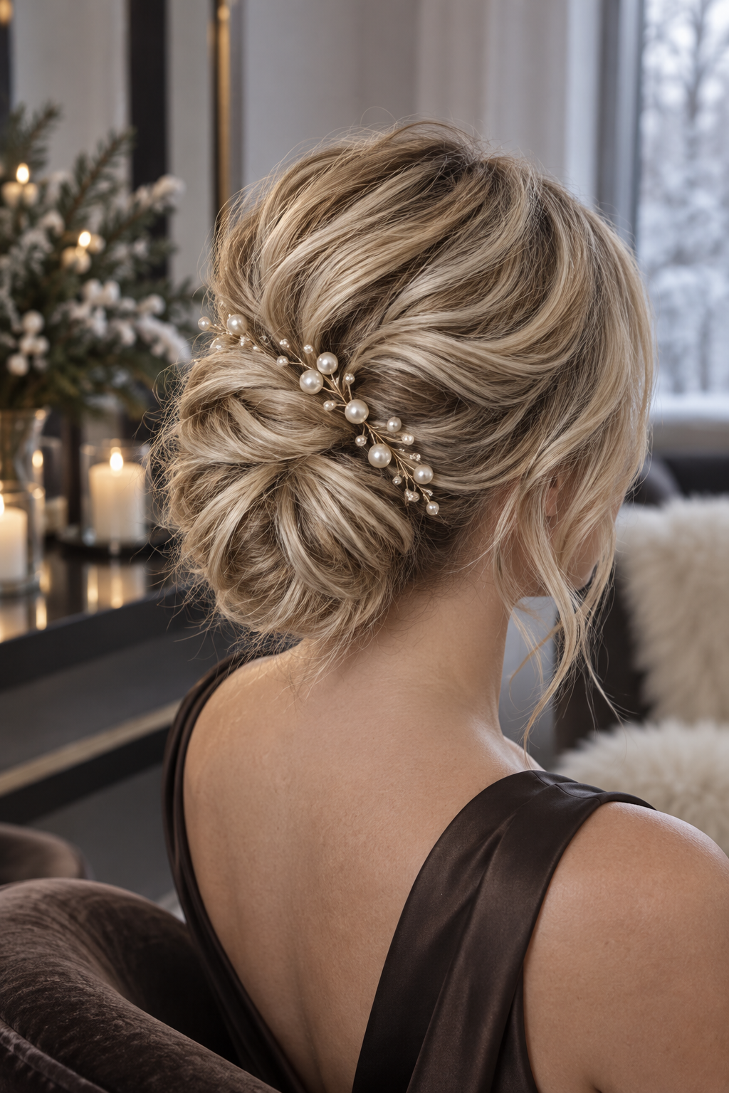Wavy Shoulder-Length Style winter formal hairstyles