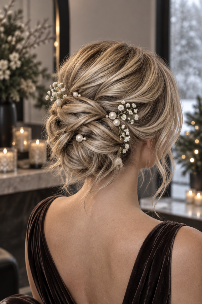 Elegant winter formal hairstyles