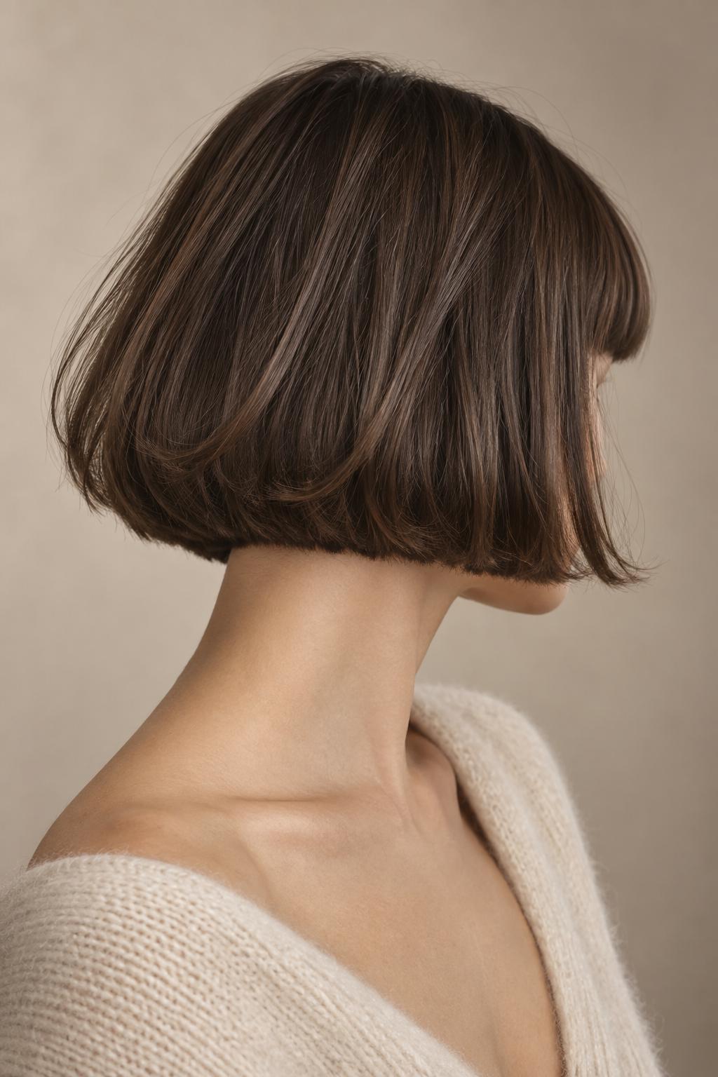 Feathered French bob