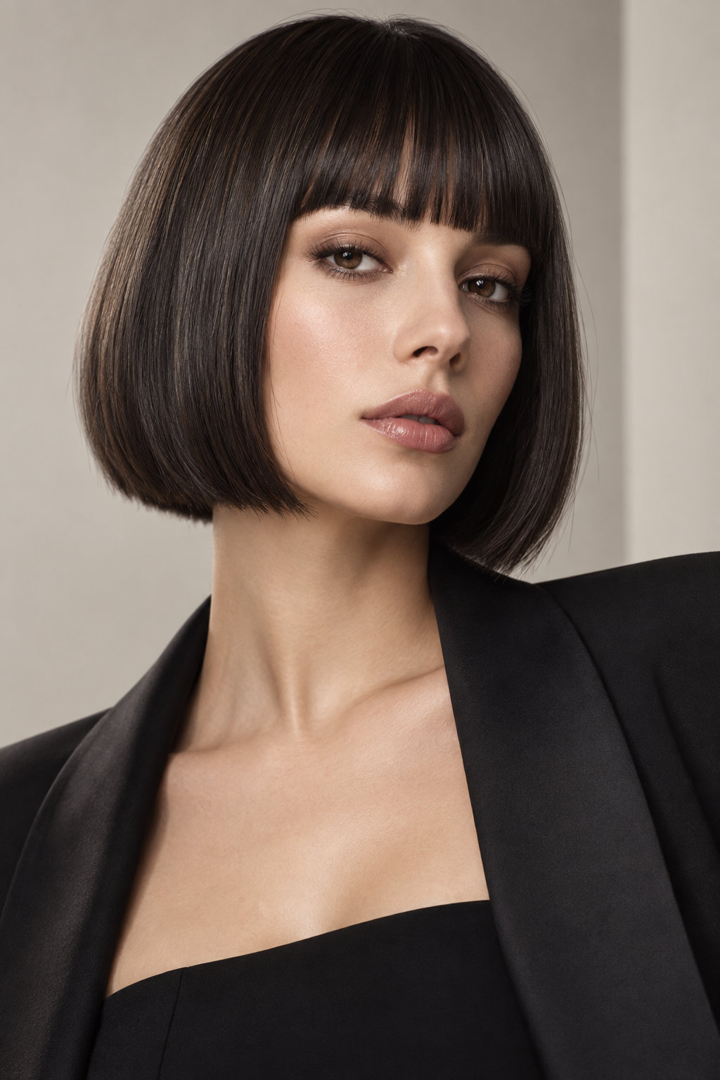 bob with bangs featured look
