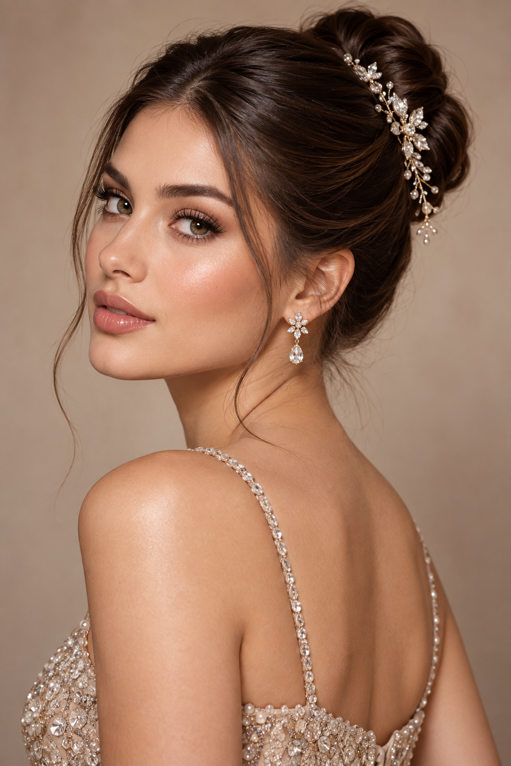 prom updos for long hair
