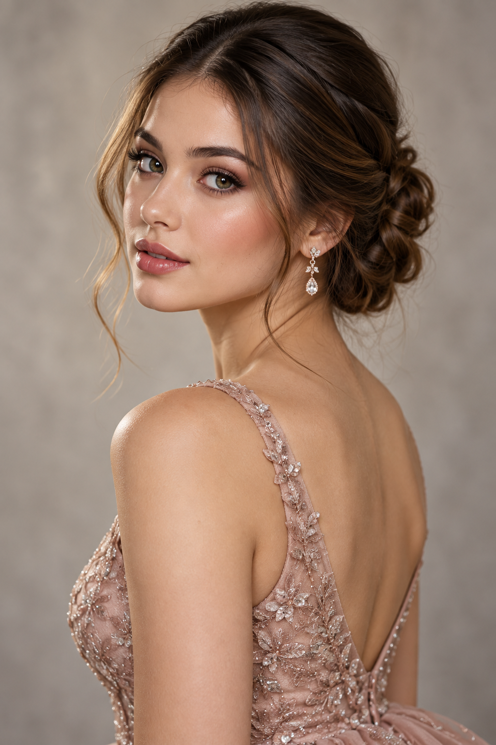 prom updos for long hair