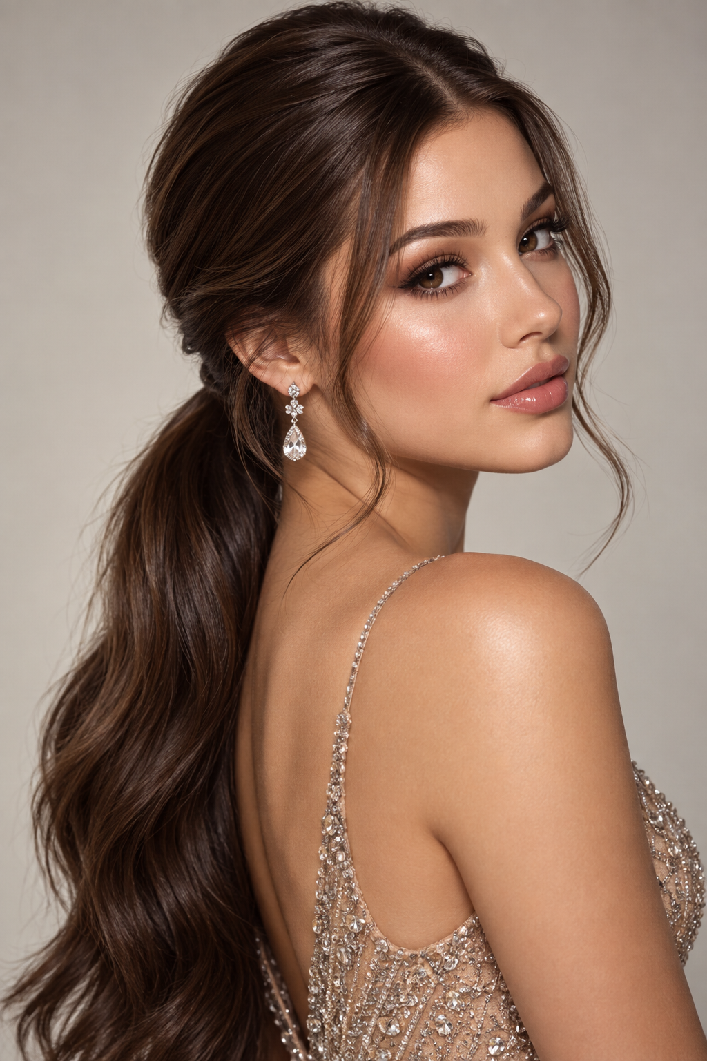 prom updos for long hair