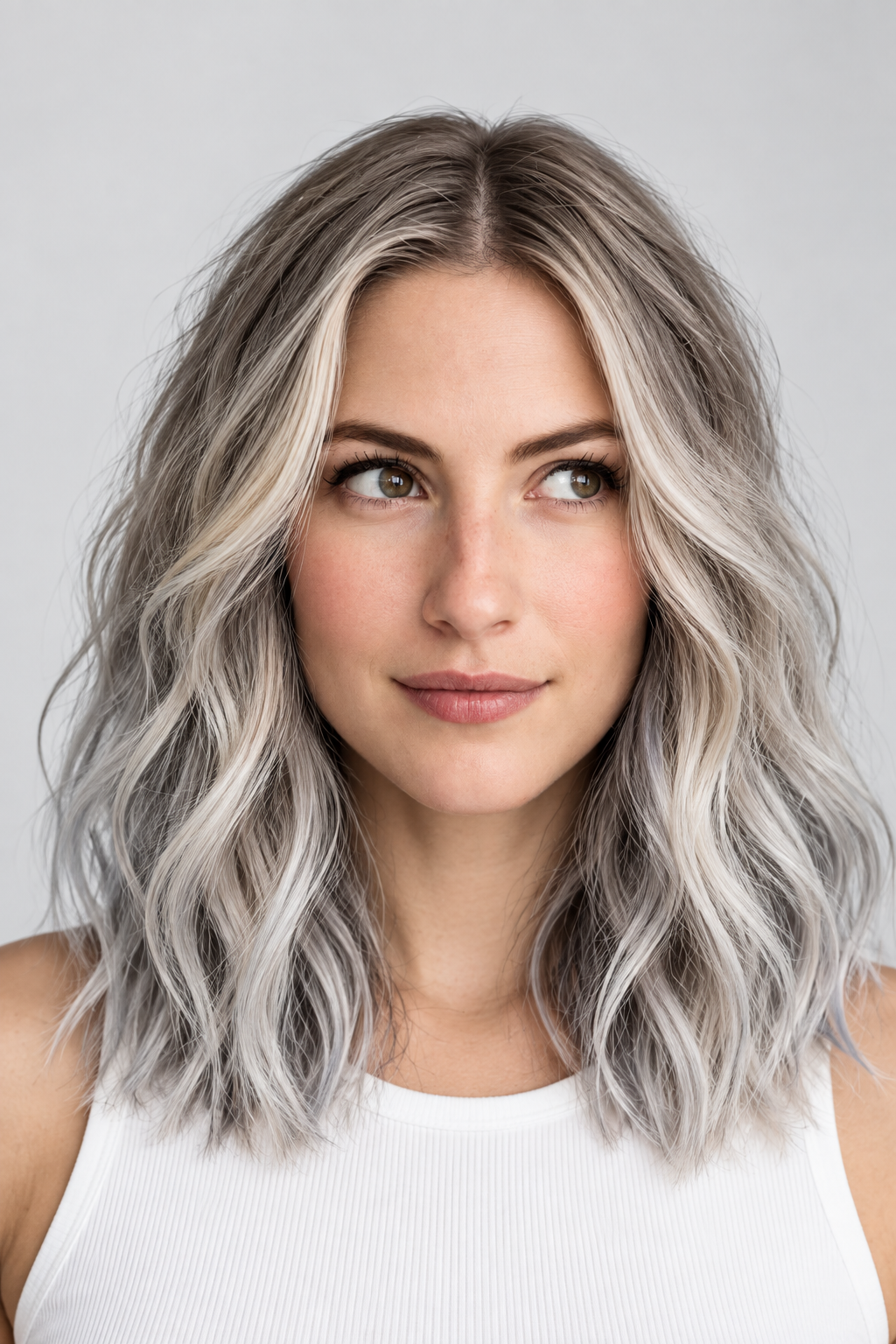 alternative hair color ideas: channel your inner storm with silver ice blonde