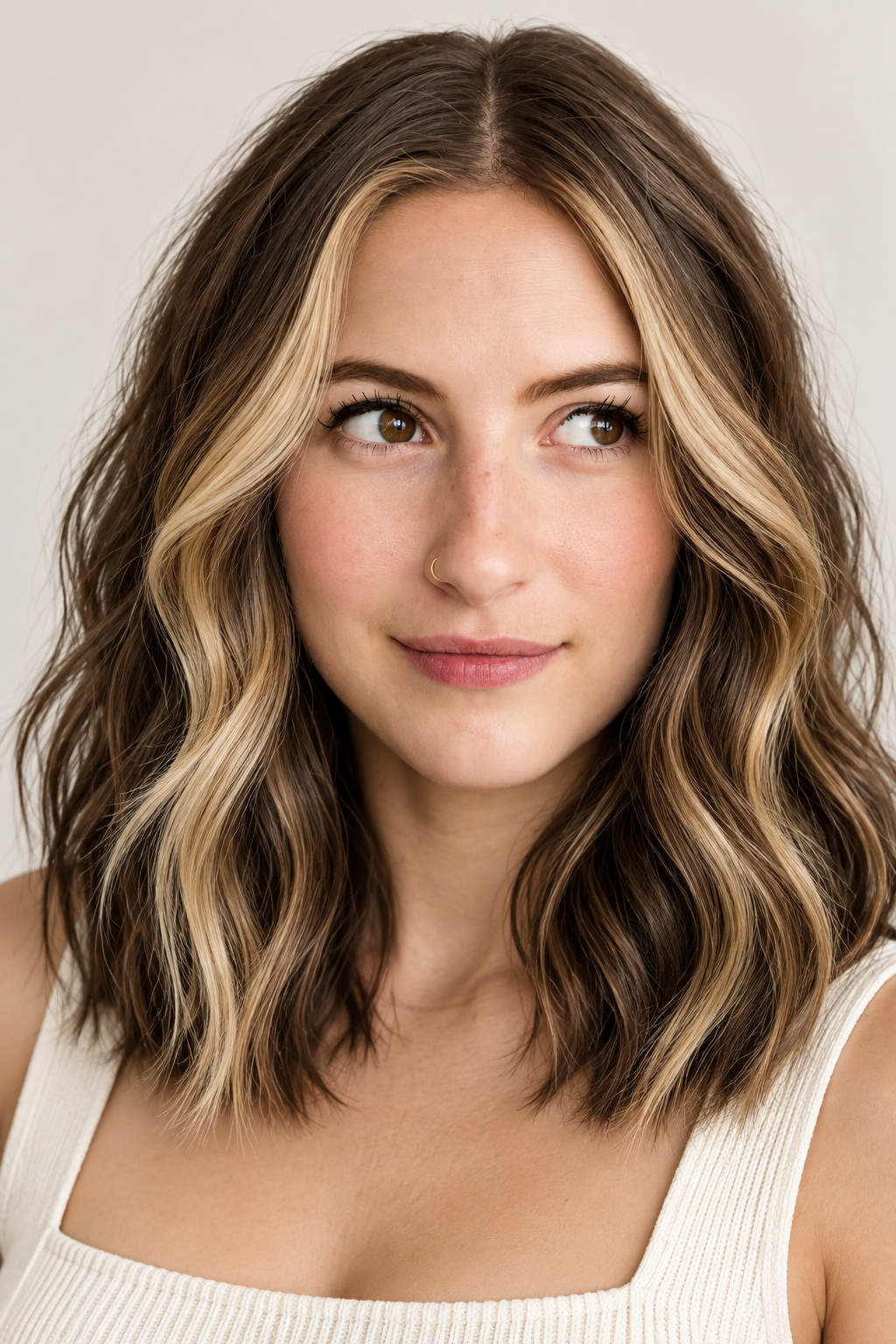 alternative hair color ideas: try bold blonde money pieces