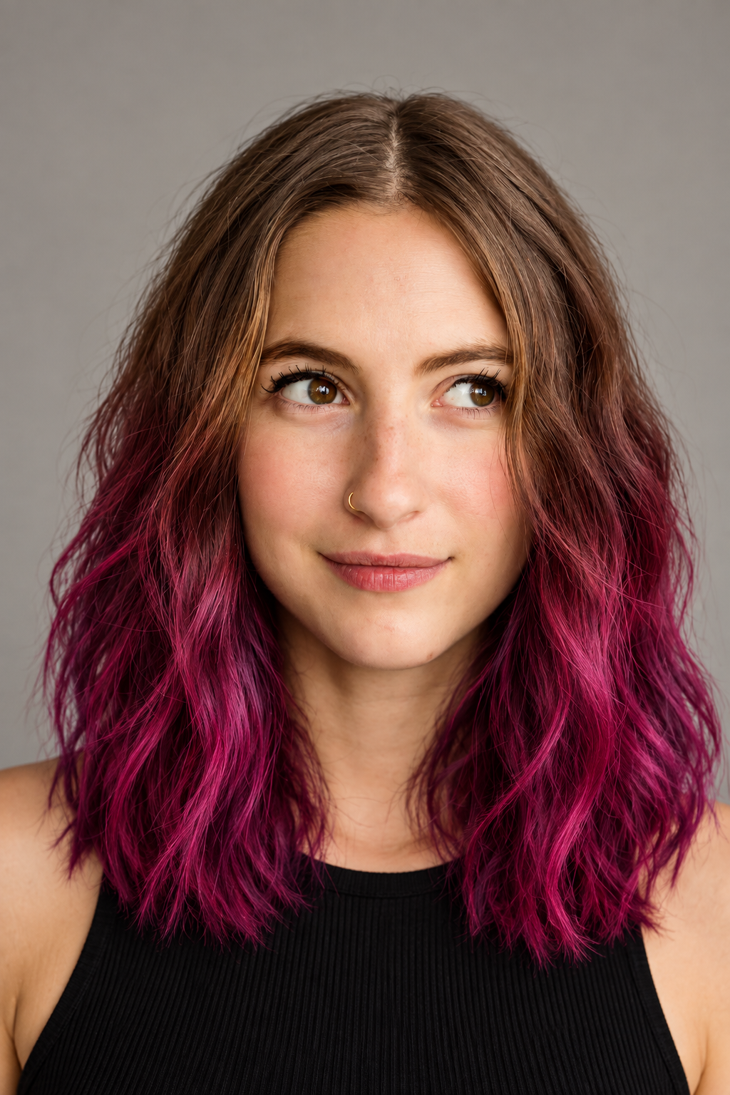 alternative hair color ideas: channel your inner rebel with magenta ends