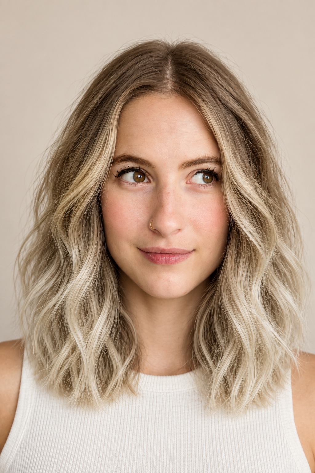 alternative hair color ideas: brighten things up with ash blonde balayage