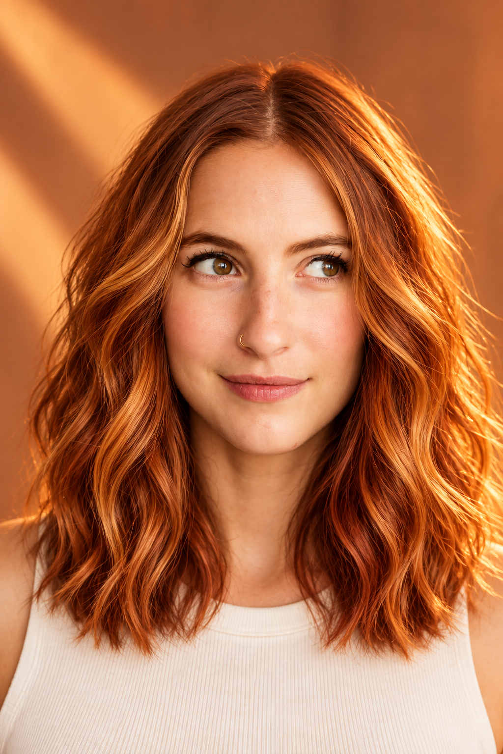alternative hair color ideas: bring the heat with copper sunshine