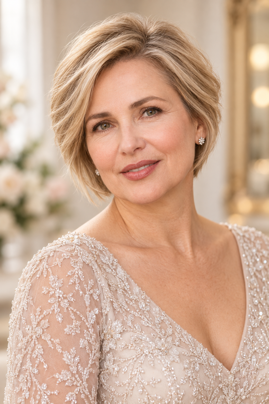 Pixie Bob mother of the bride short hair ideas