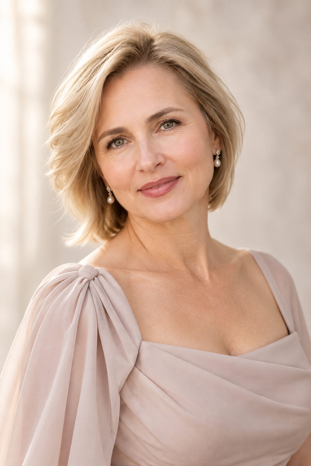 Short Cut with Side Sweep mother of the bride short hair ideas