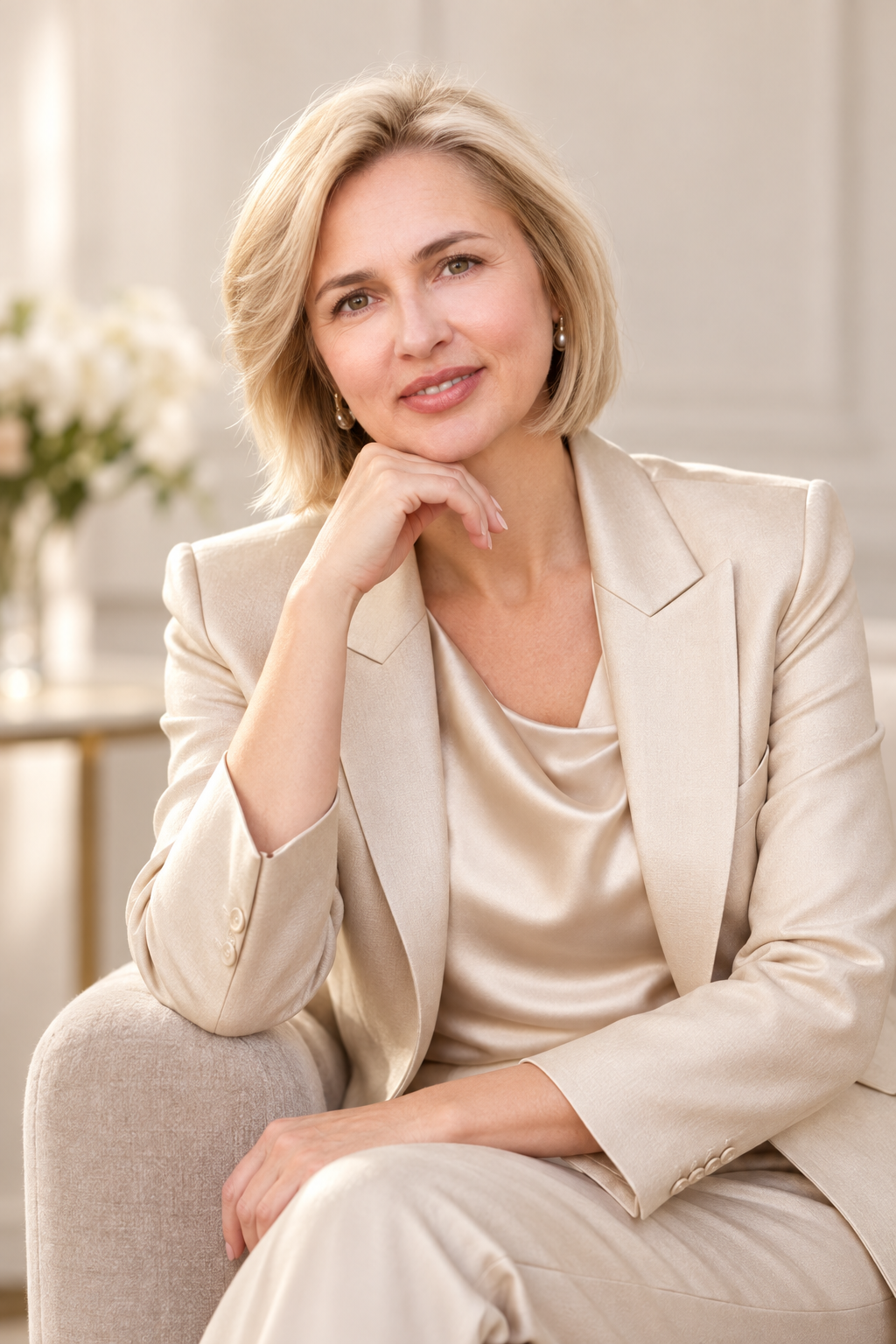 Modern French Bob mother of the bride short hair ideas