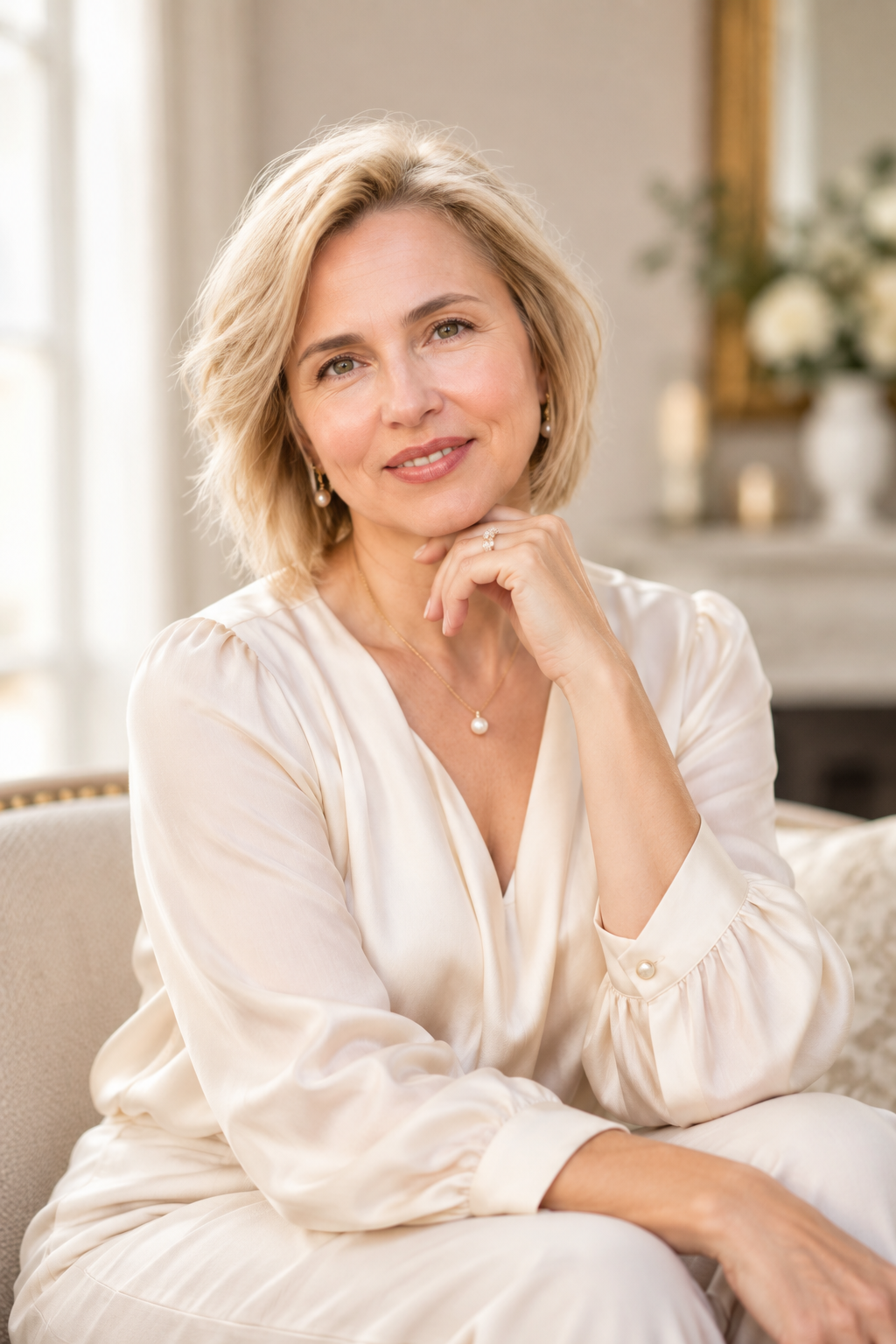 Low-Maintenance Textured Bob mother of the bride short hair ideas
