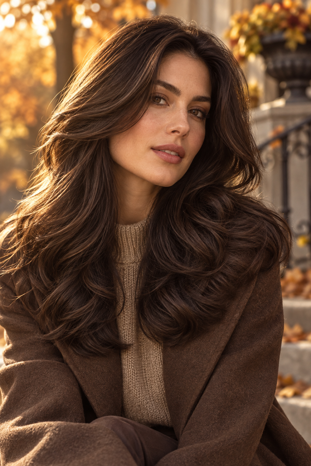 dark fall hair