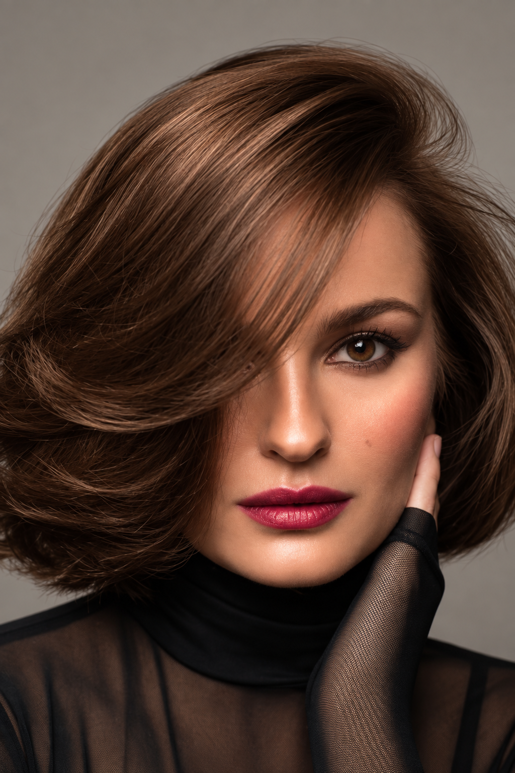 Old money bob hairstyles idea 6: warm espresso tone