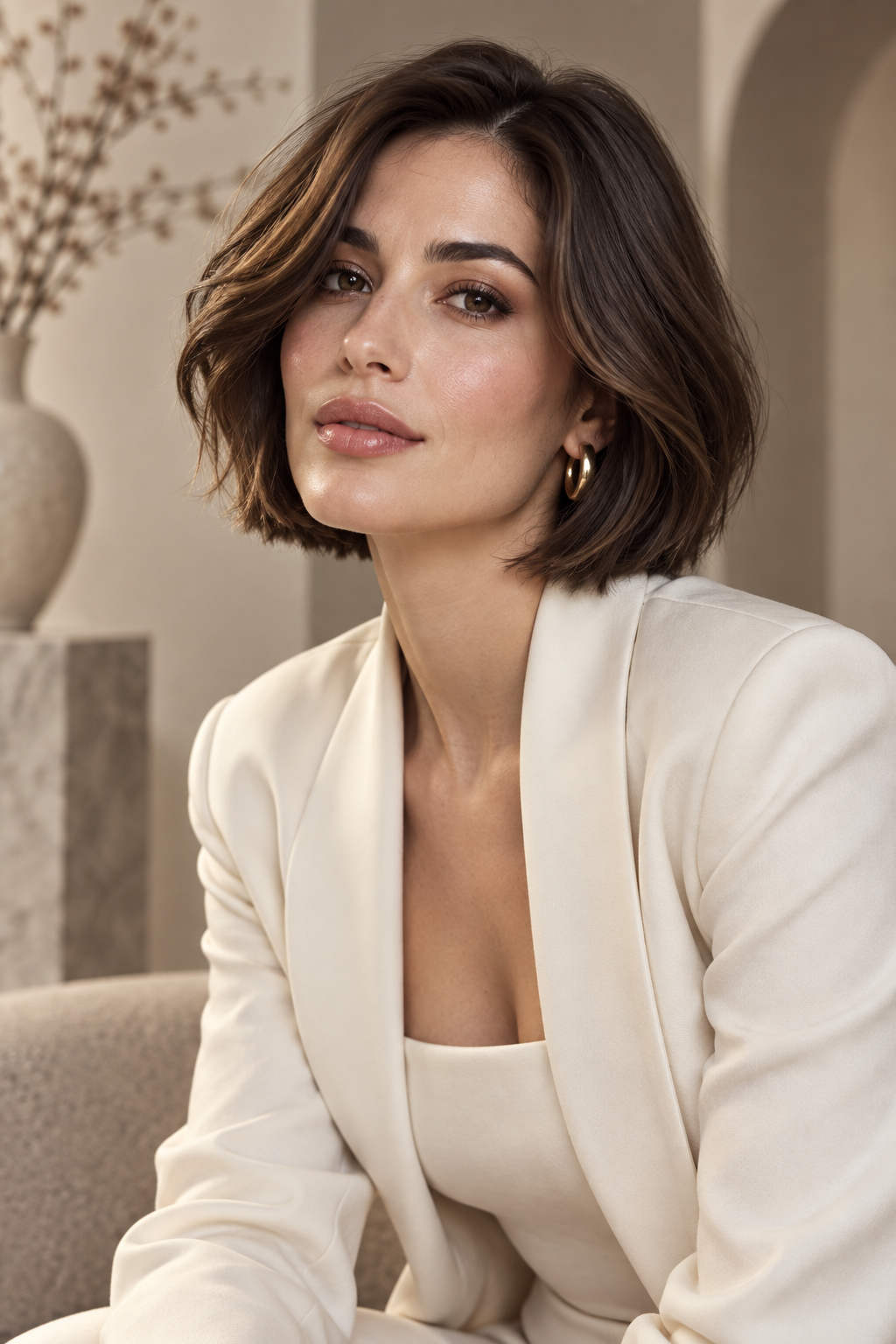 old money bob hairstyles: face-framing bob