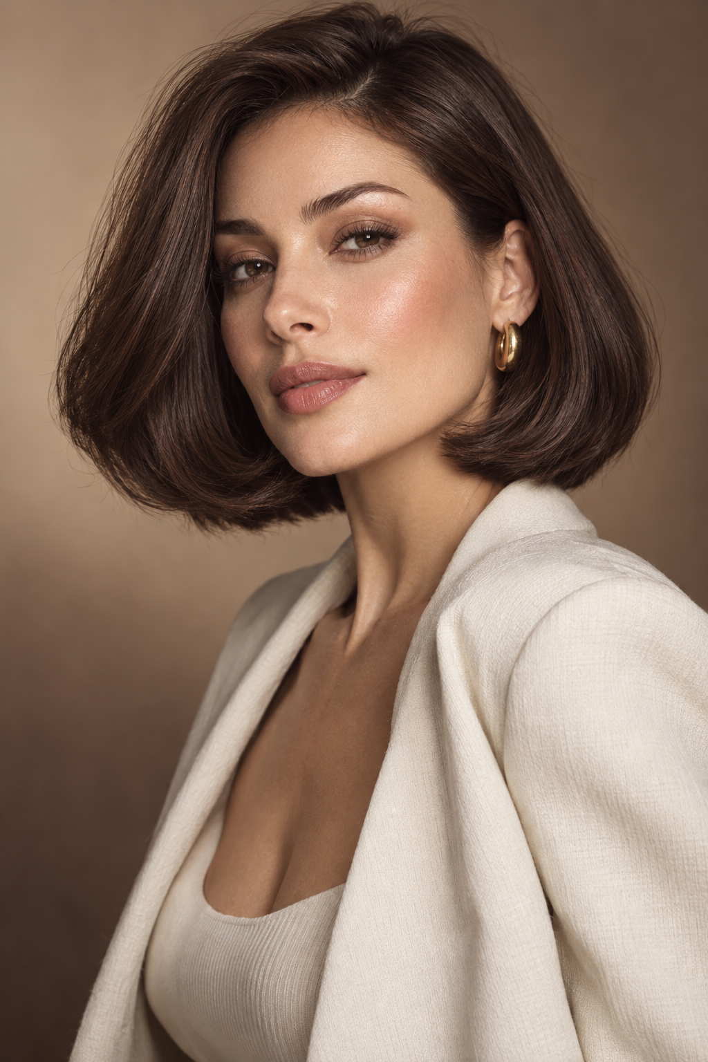 old money bob hairstyles: curved-under bob