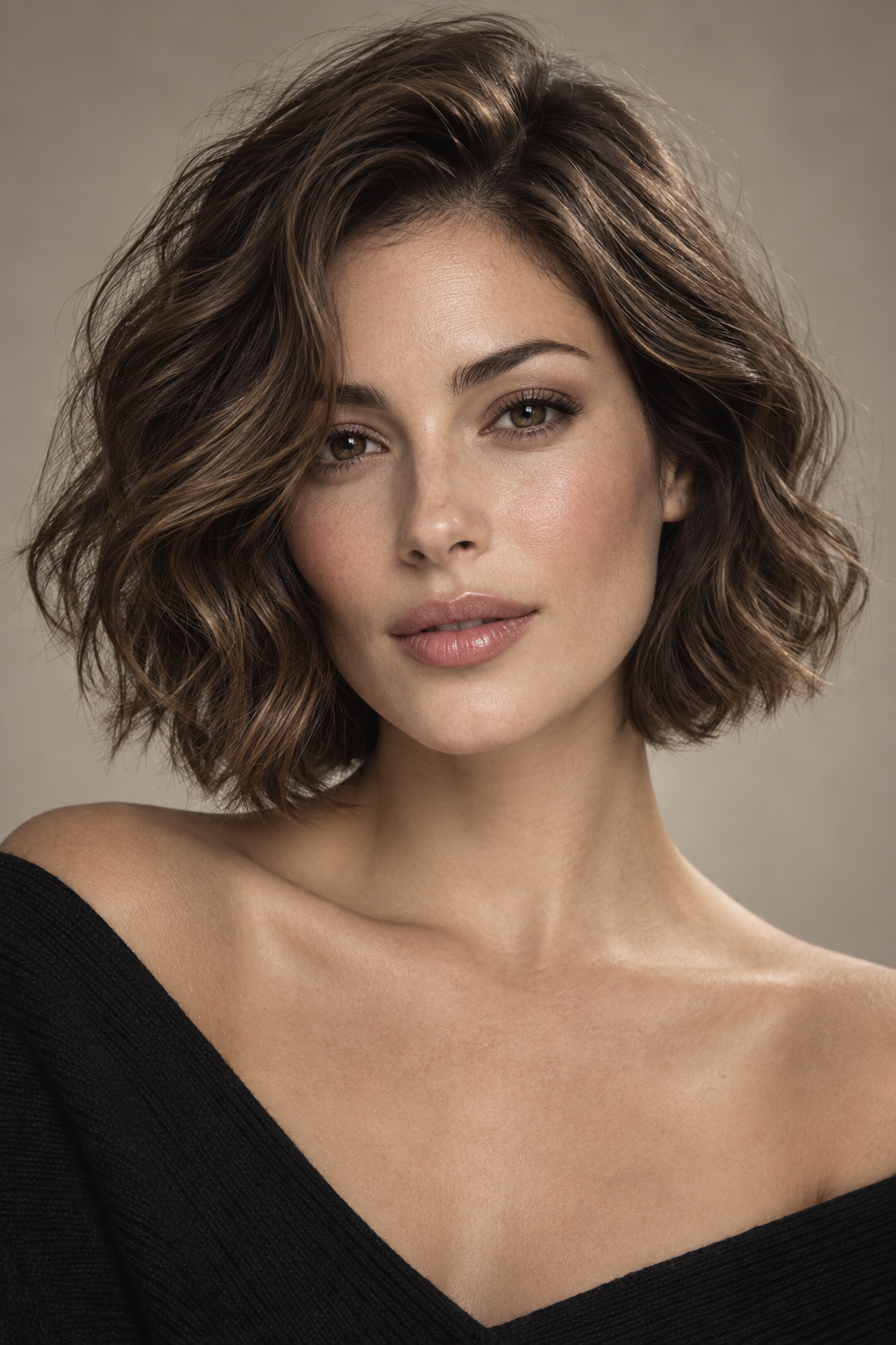 old money bob hairstyles: air-dried wave bob