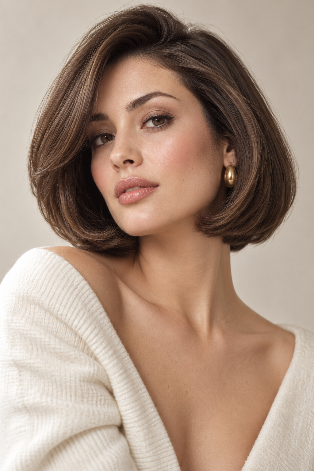 old money bob hairstyles: rounded volume bob