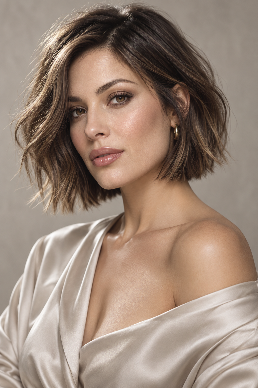 old money bob hairstyles: choppy polished bob