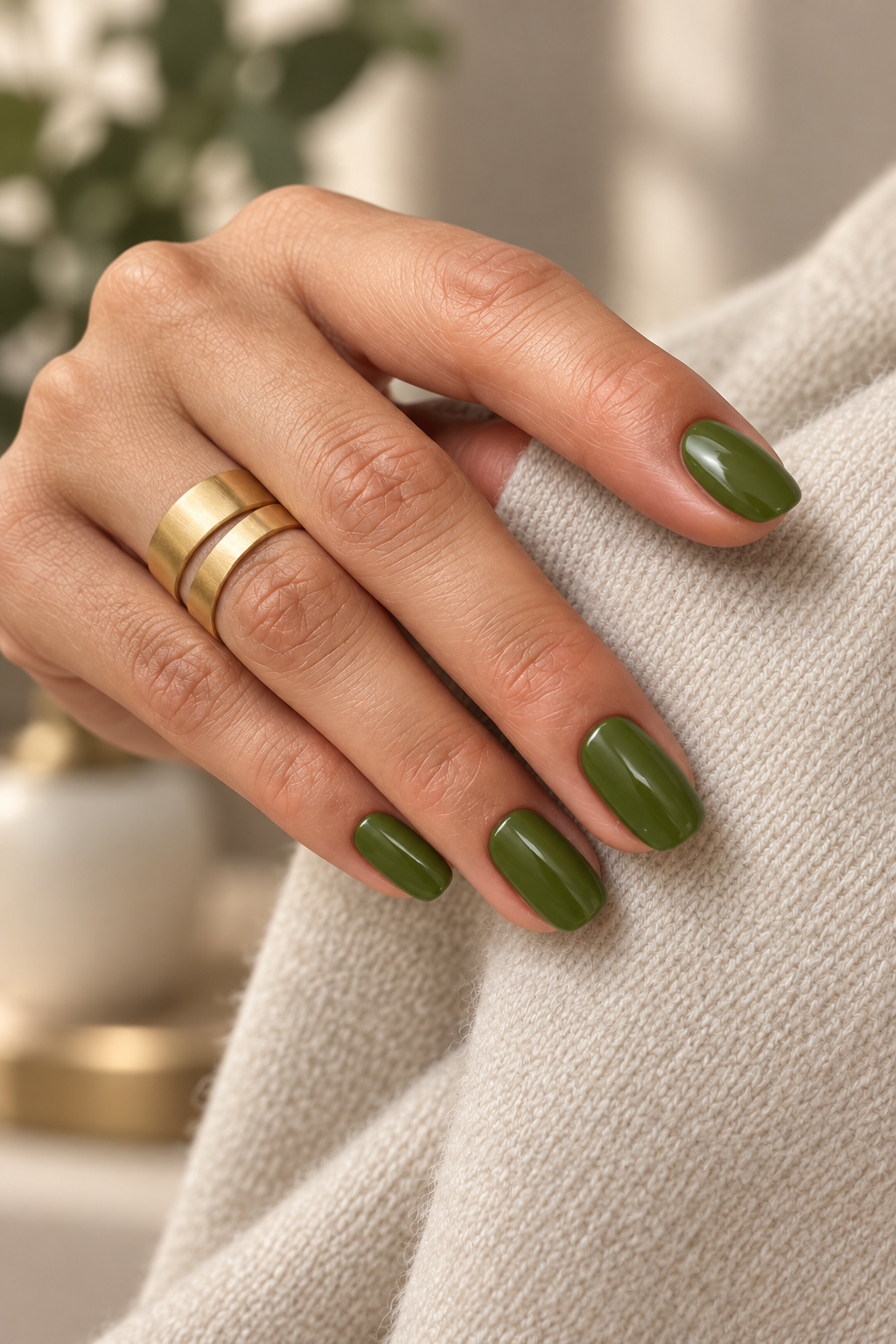 classic manicures over 40: rounded square shape