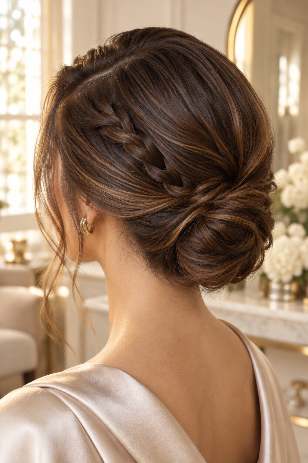 side part hairstyles: side-parted lob