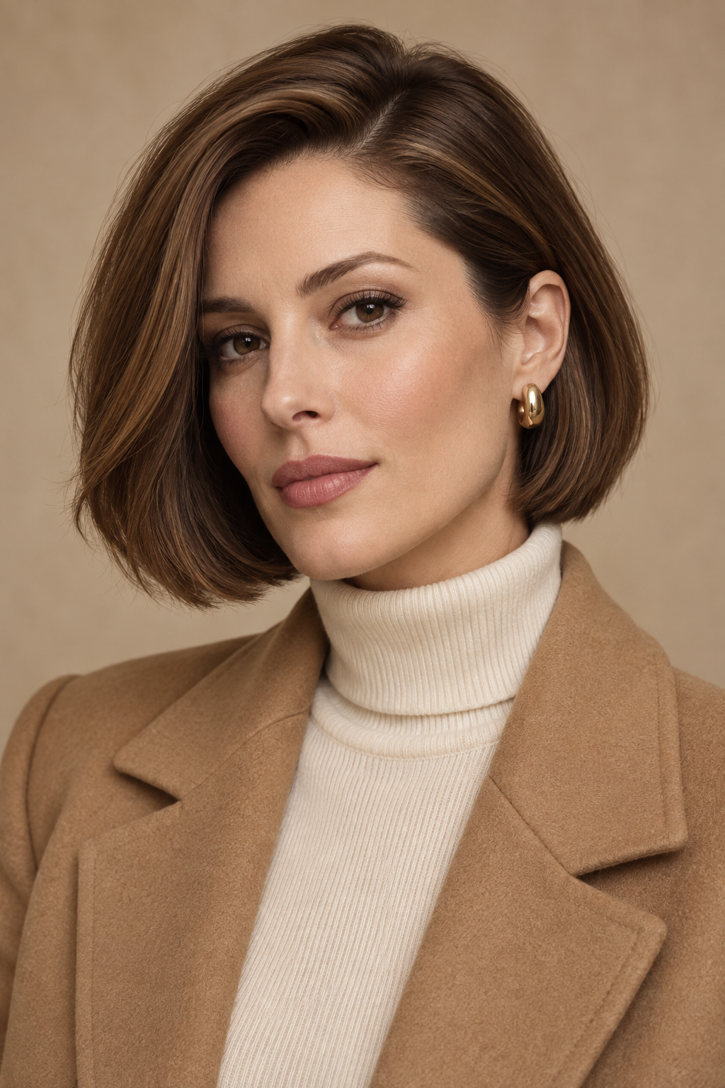fall old money bob hairstyles: side-parted bob