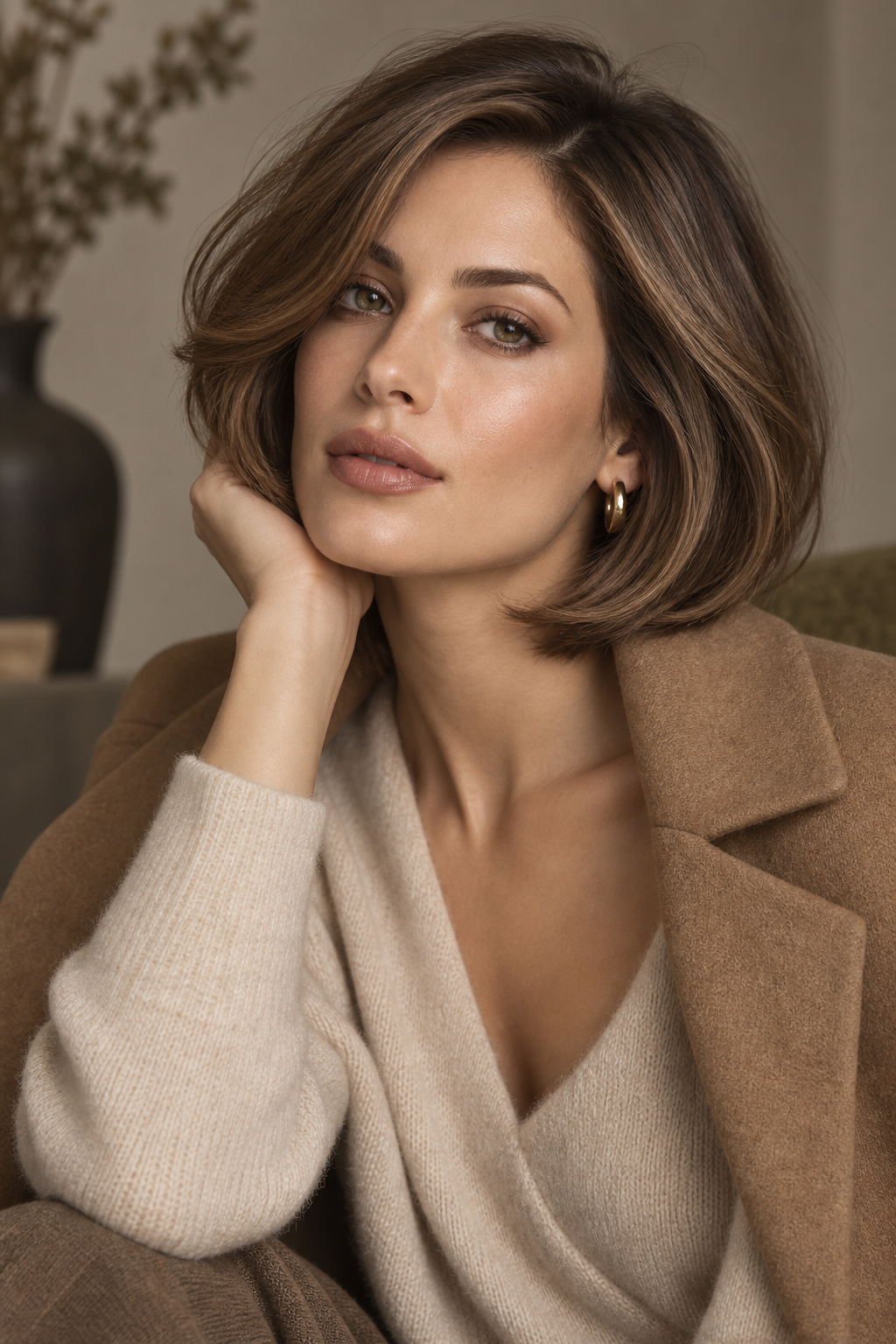 fall old money bob hairstyles: layered bob