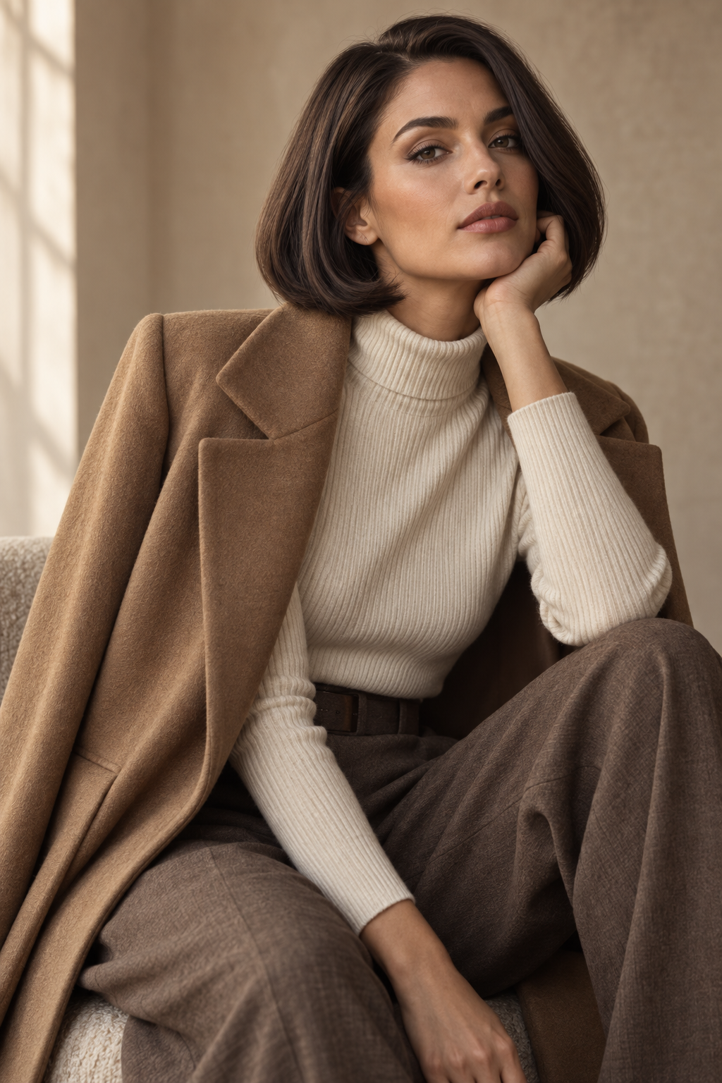 fall old money bob hairstyles: deep espresso bob