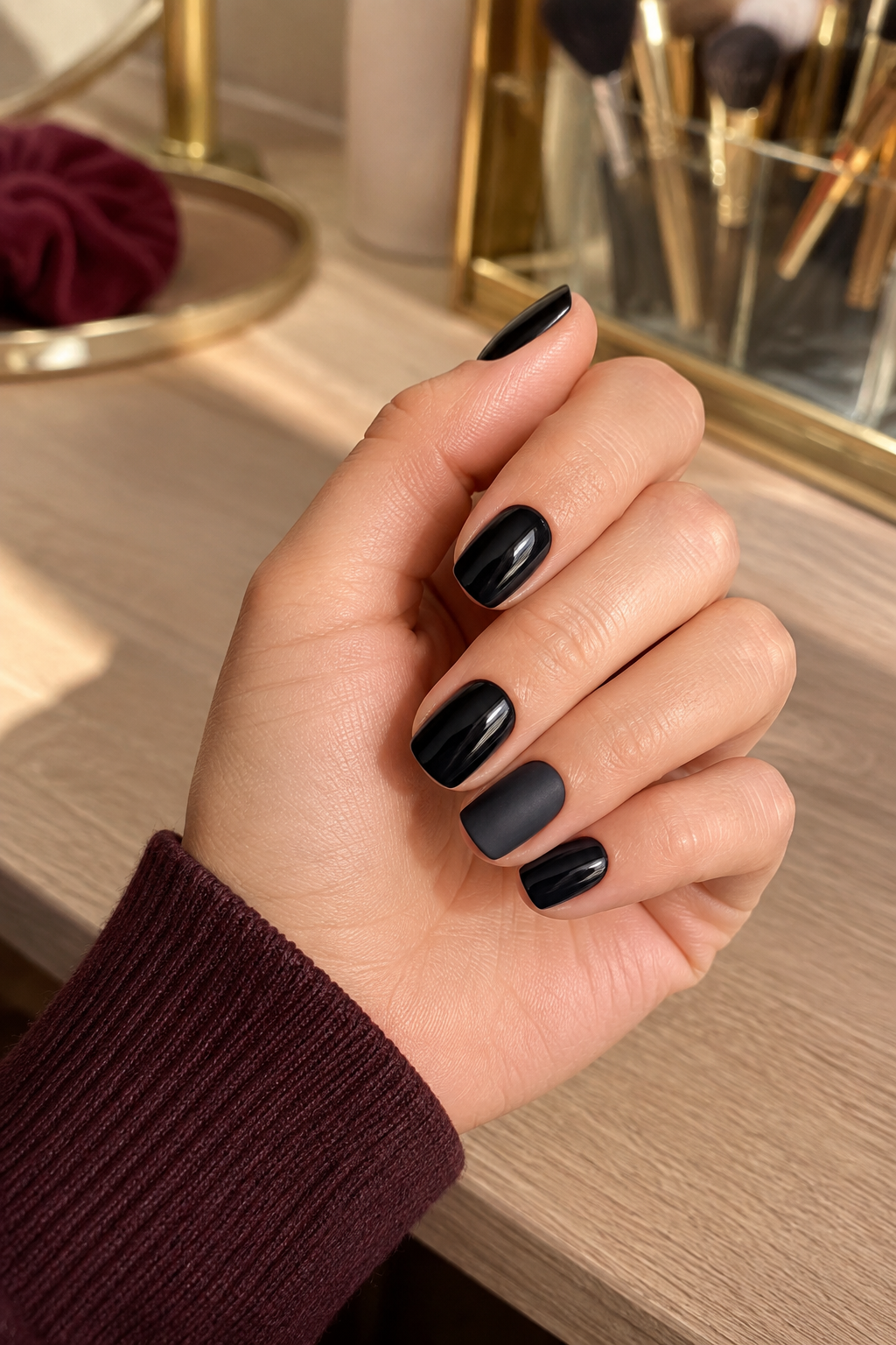 professional manicure idea 17 in a refined workplace style