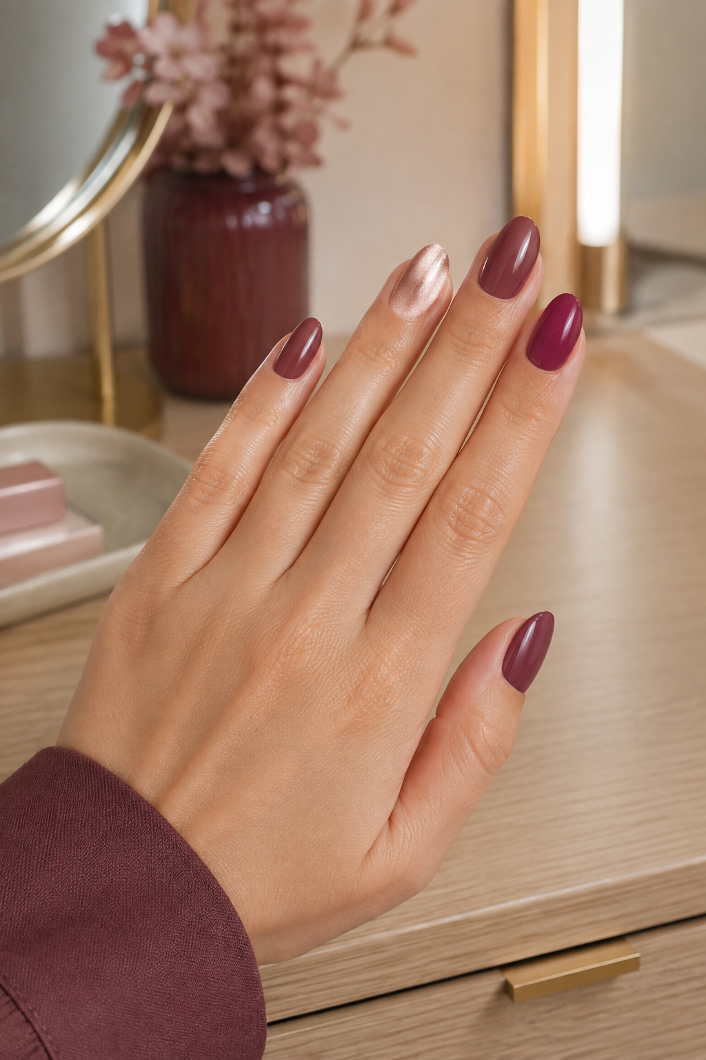 professional manicure idea 19 in a refined workplace style