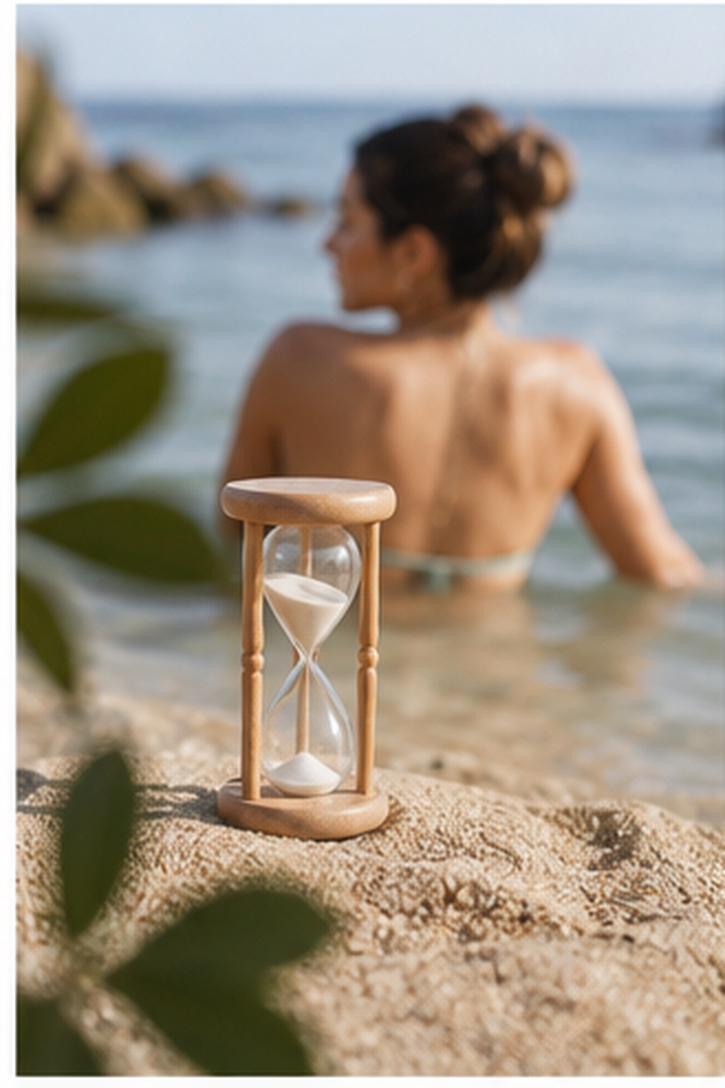 protect hair from salt water: timed breaks that limit continuous salt exposure