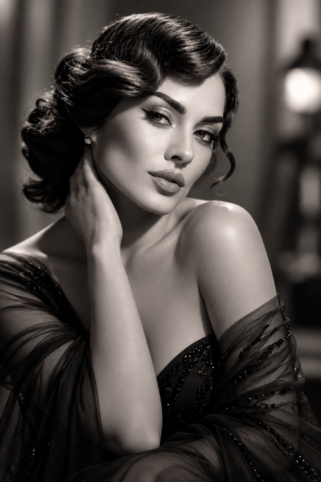 1950s hairstyles: old hollywood waves and retro glam