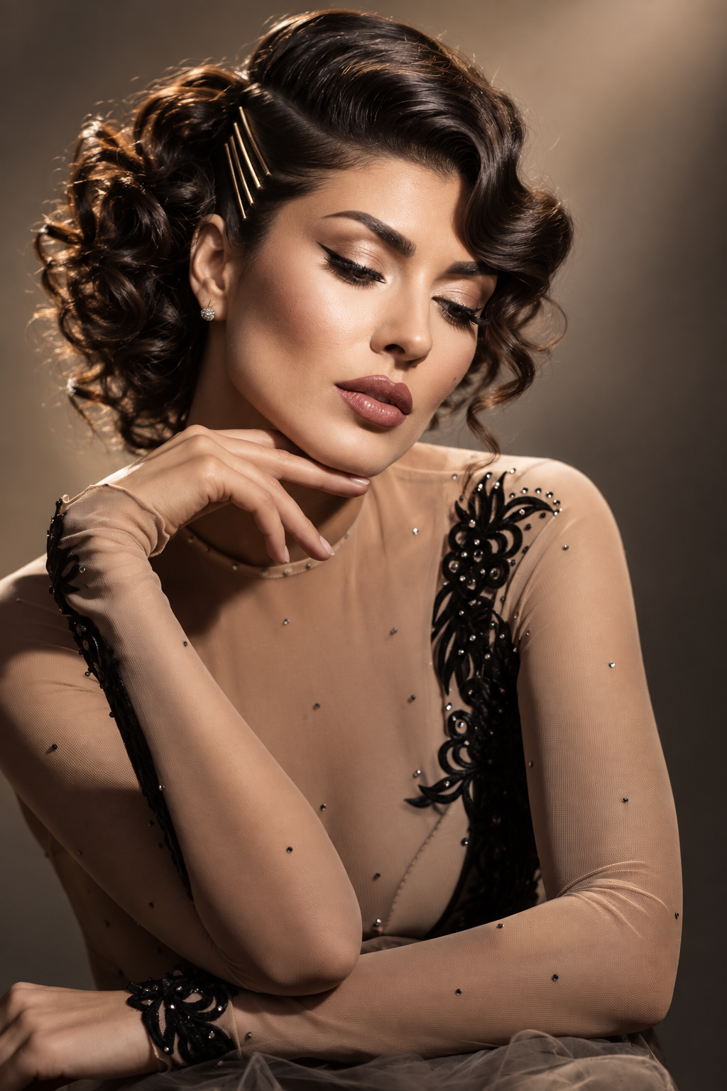 1950s hairstyles: vintage curls with a modern twist