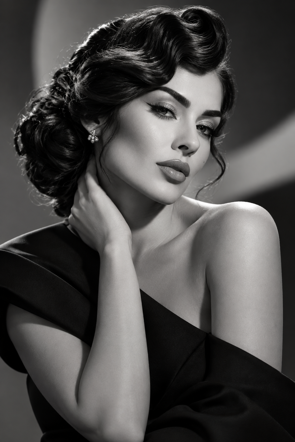 1950s hairstyles: victory rolls with a modern twist