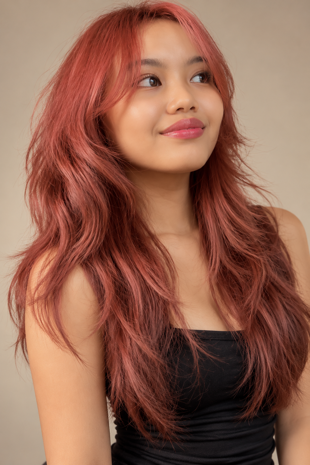 choppy haircuts for long hair: Choppy butterfly layers