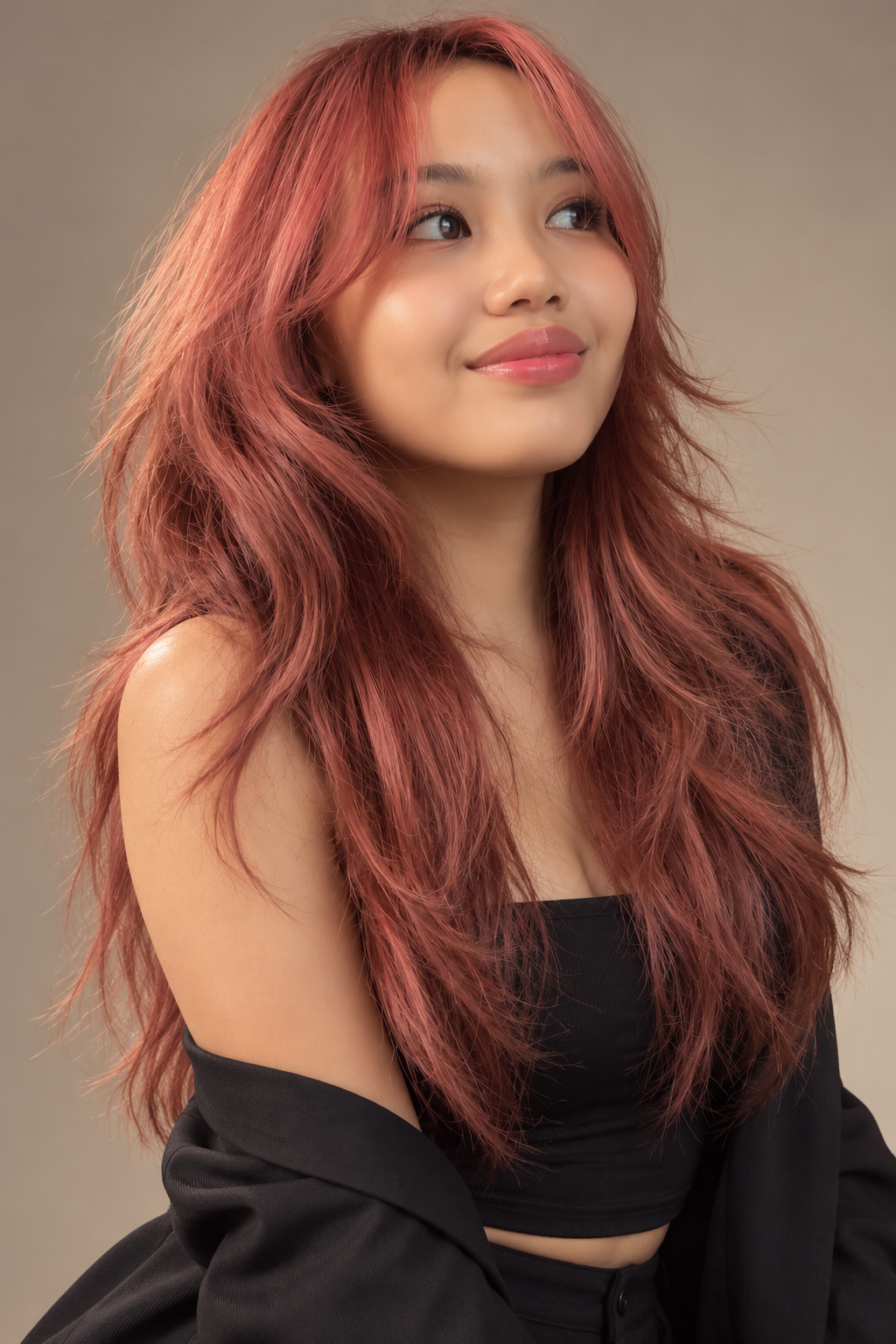 choppy haircuts for long hair: Choppy layers for thick hair