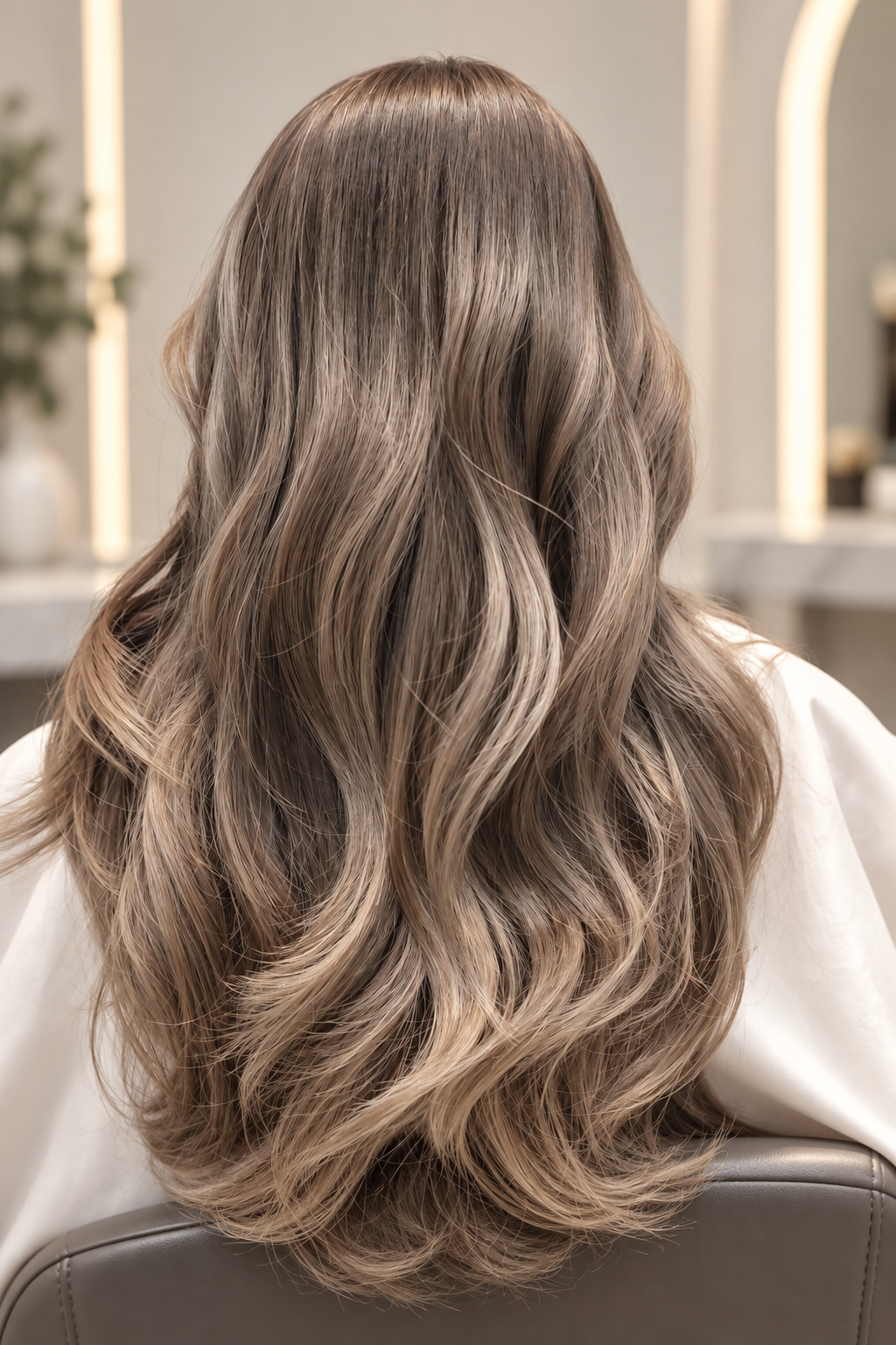 ashy light brown hair: idea 2