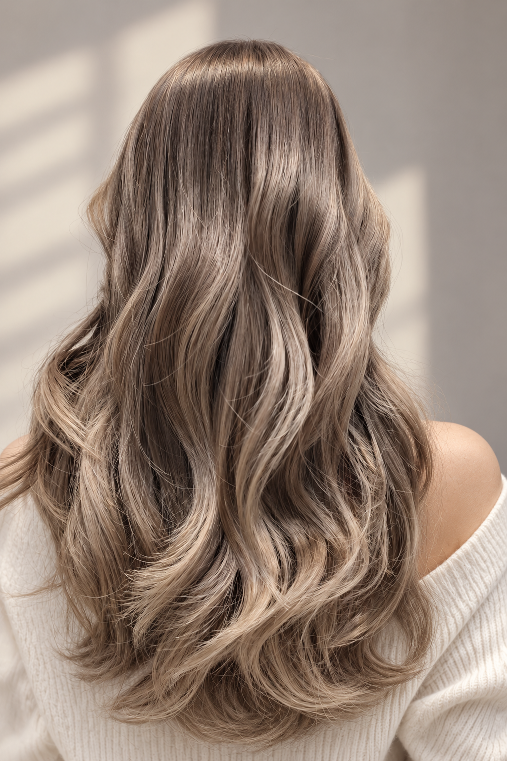 ashy light brown hair: idea 3