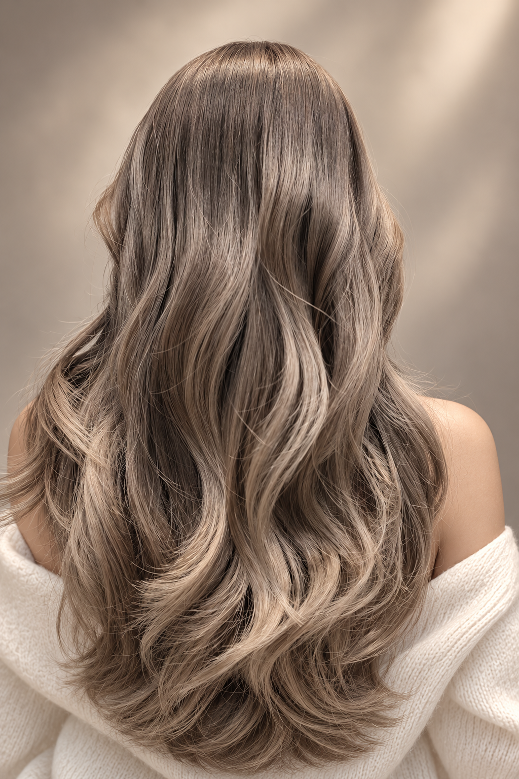 ashy light brown hair: idea 4