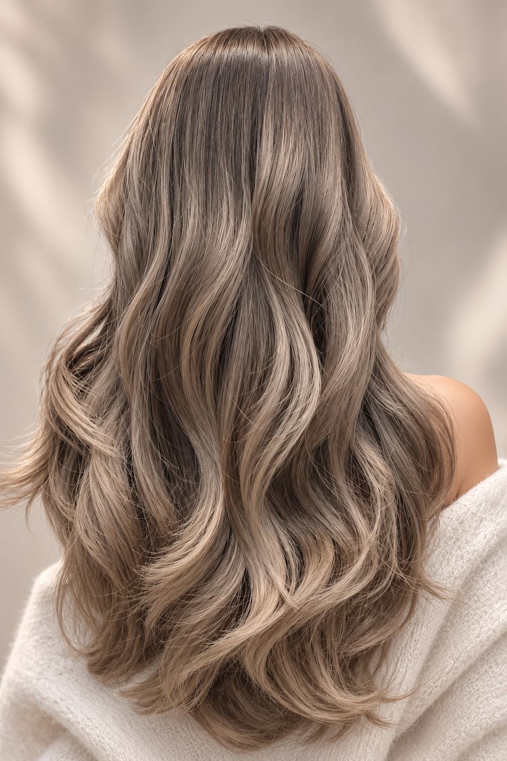 ashy light brown hair: idea 9