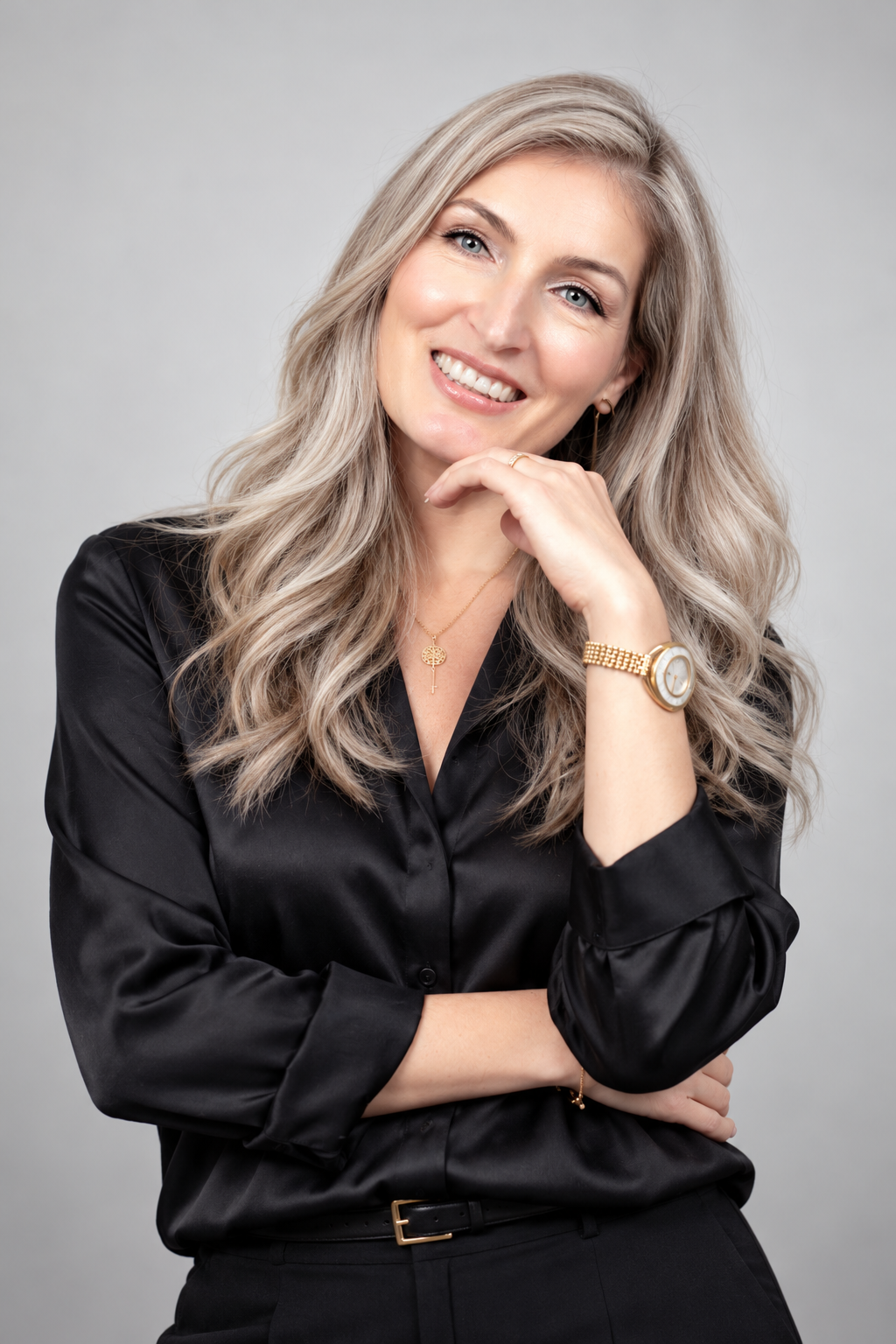Polished long hairstyles for women over 50 bob