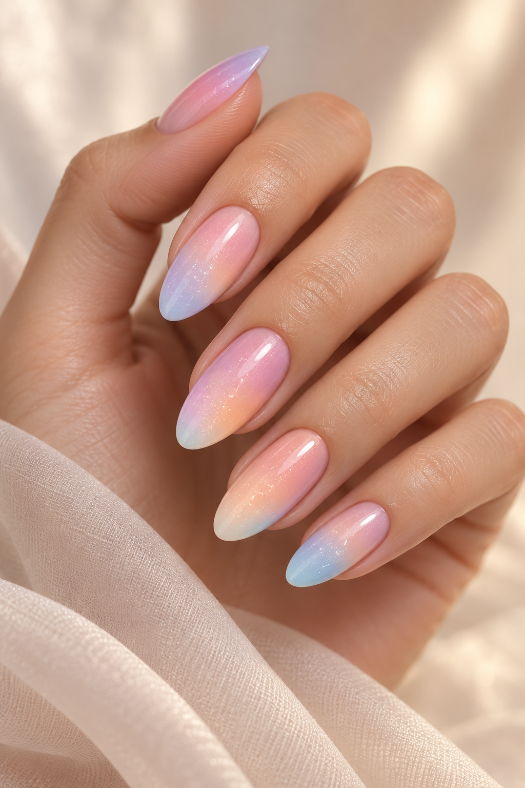 April nail ideas: pastel ombre