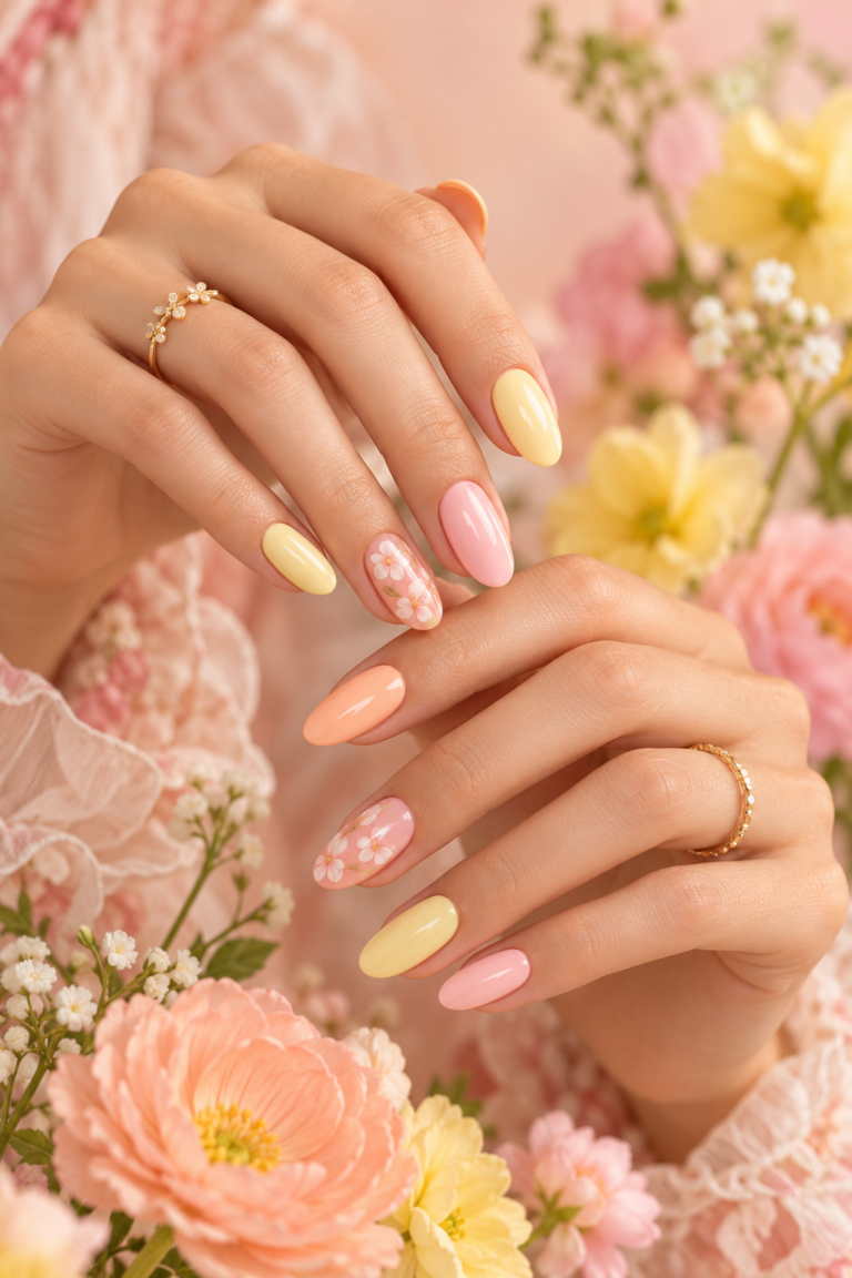 April nail ideas featured manicure
