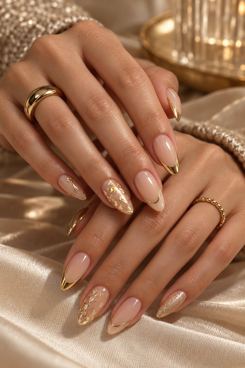 Mixed Gold Accents