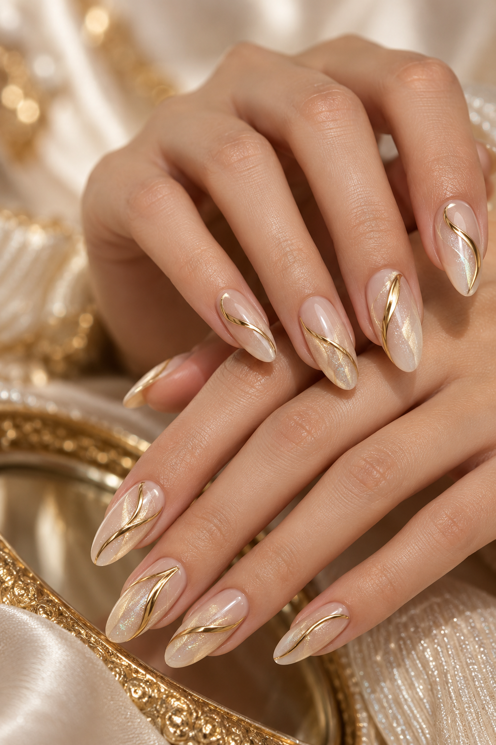 Gold Ribbon Details