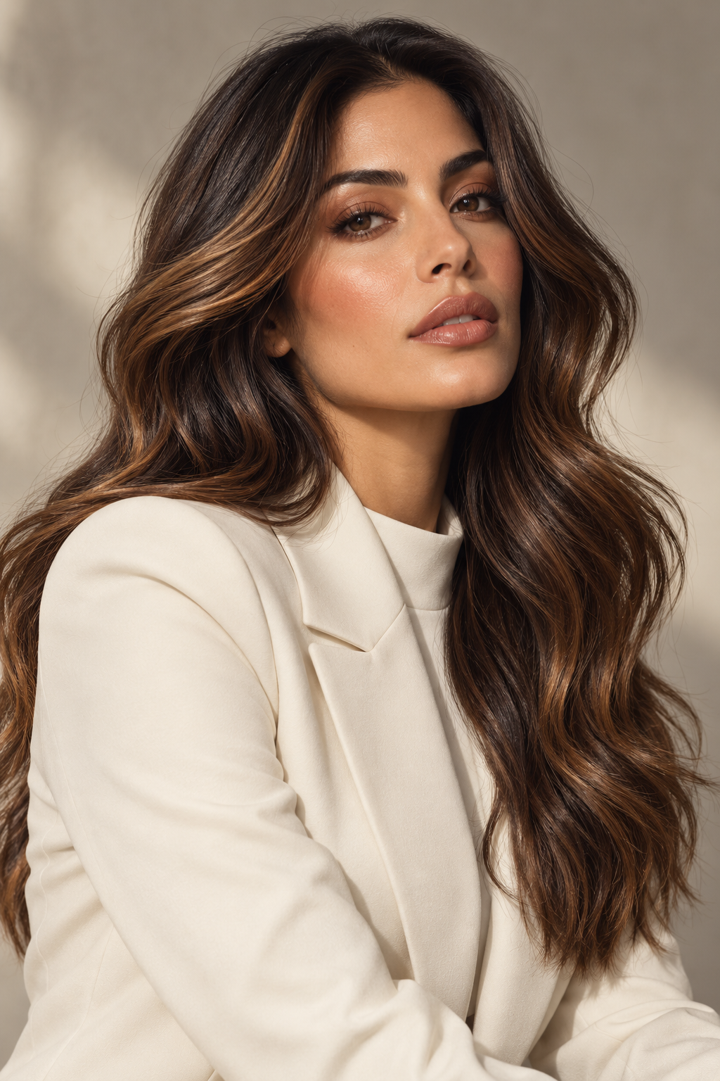 choosing your undertone hair color idea for olive skin