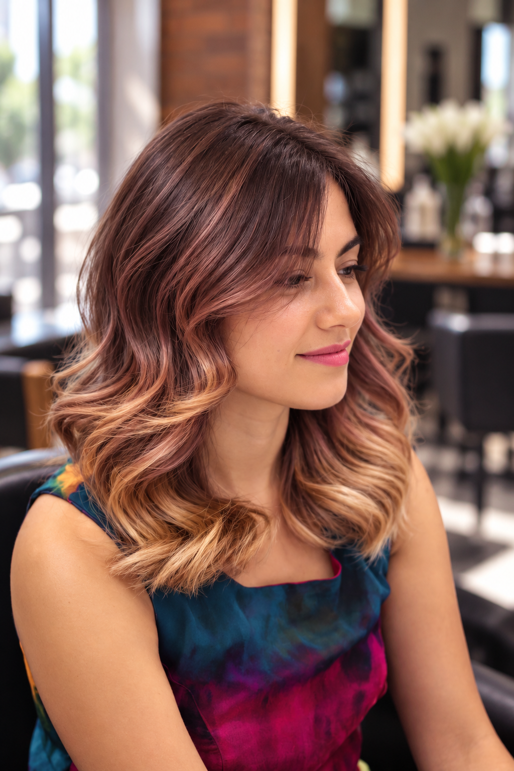 Honey ribbon ombre ombre hairstyle ideas