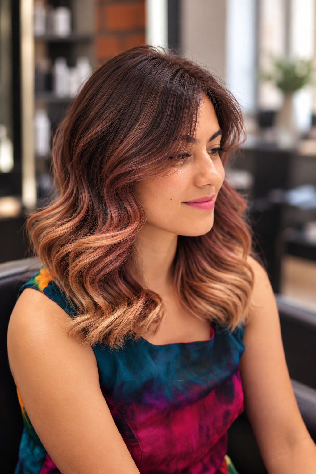 Golden blonde fade ombre hairstyle ideas