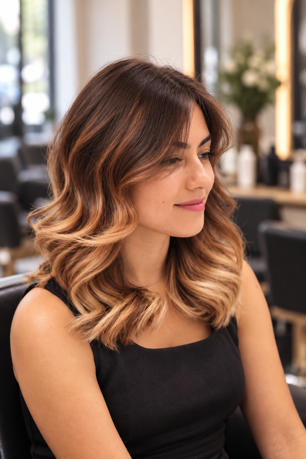 Rose-tinted ombre ombre hairstyle ideas
